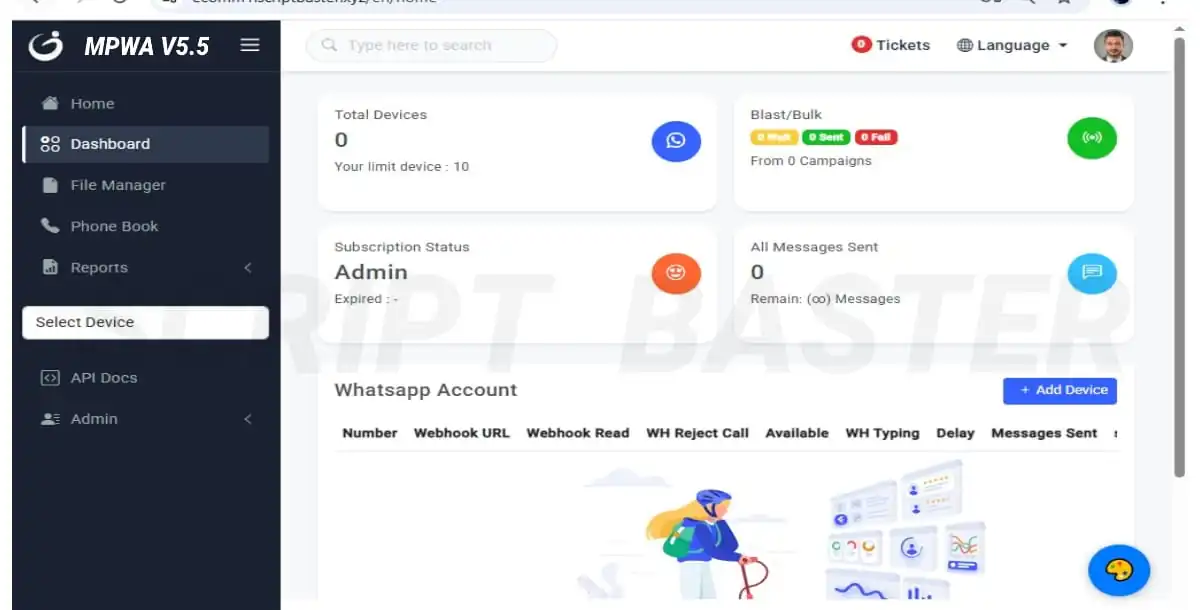 MPWA v5.5– WhatsApp Bulk Sender